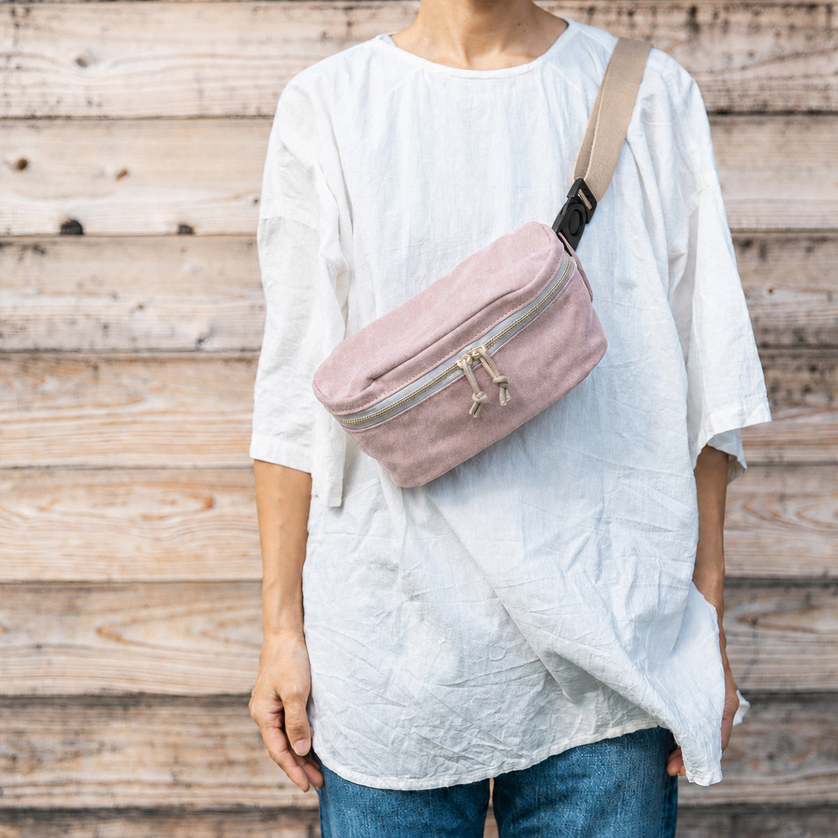 CANVAS POCHETTE - pink -