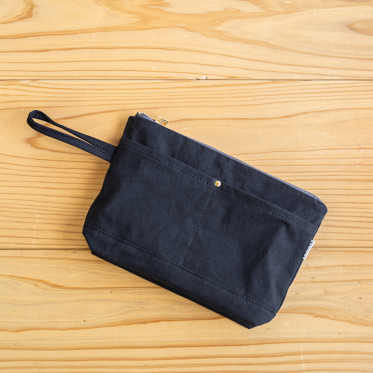 CANVAS POUCH - black -