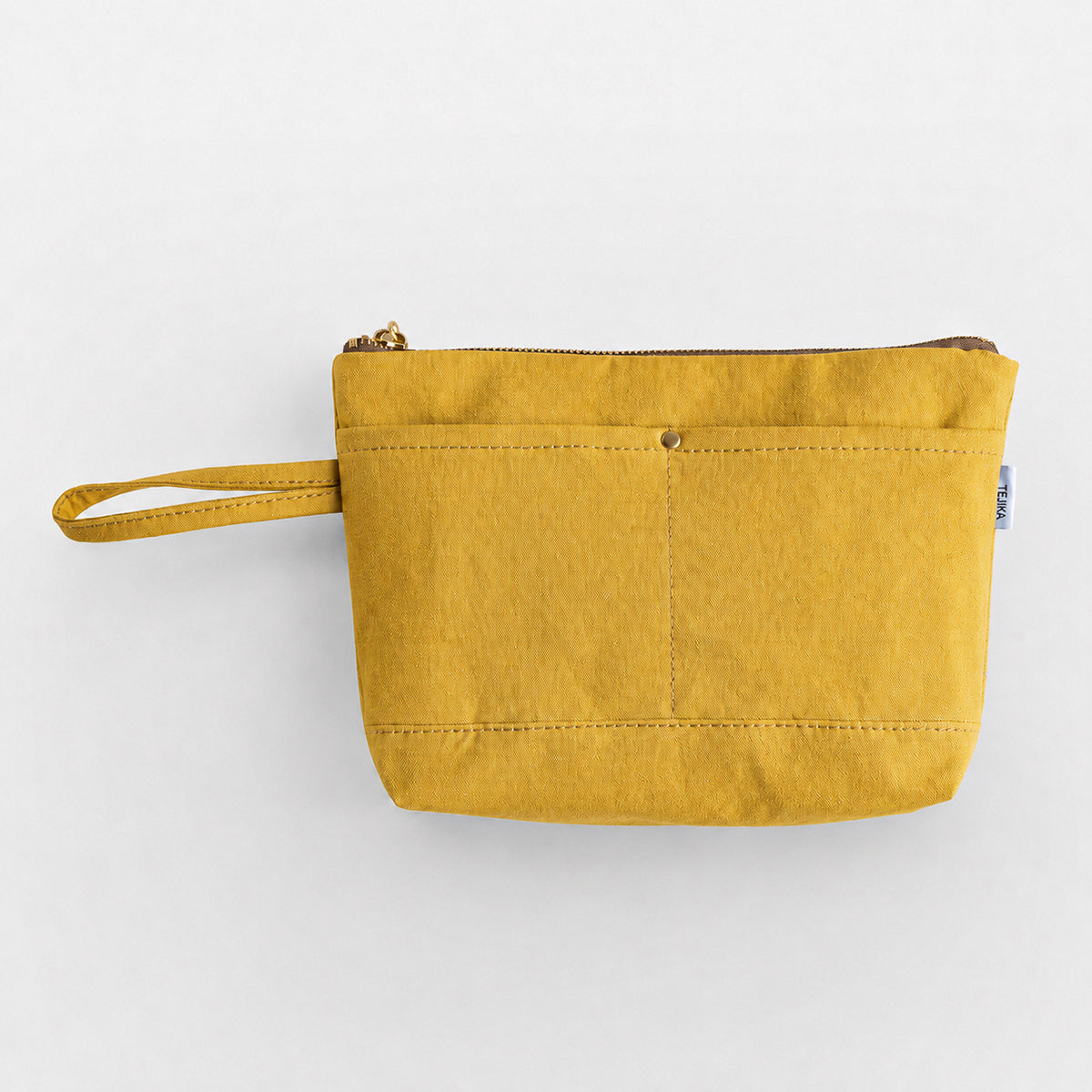 CANVAS POUCH - mustard -