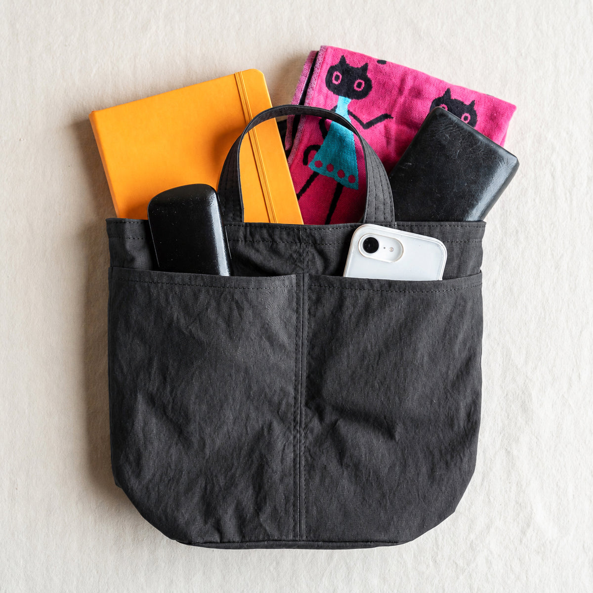 C/N bucket tote - black -