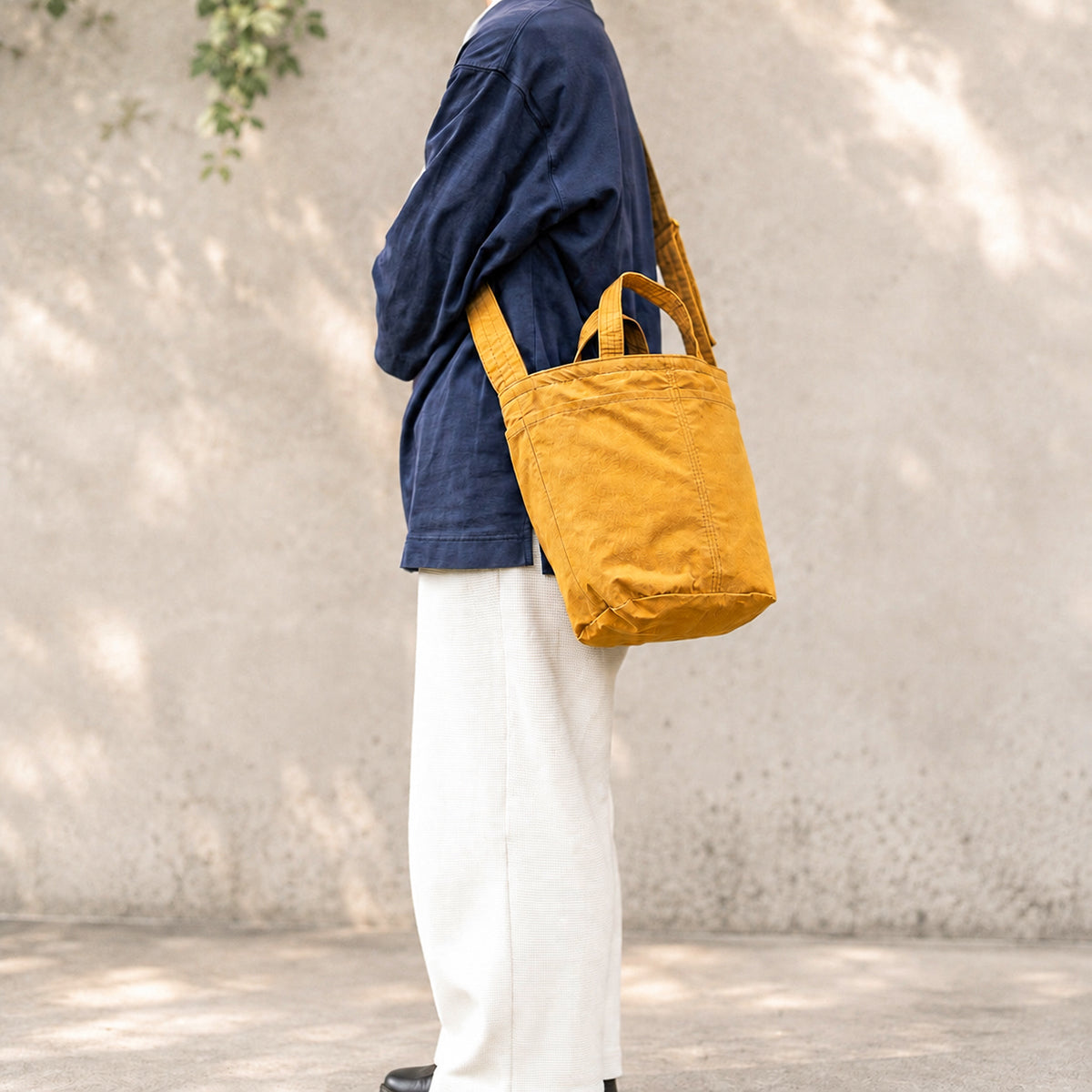 C/N bucket tote - mustard -