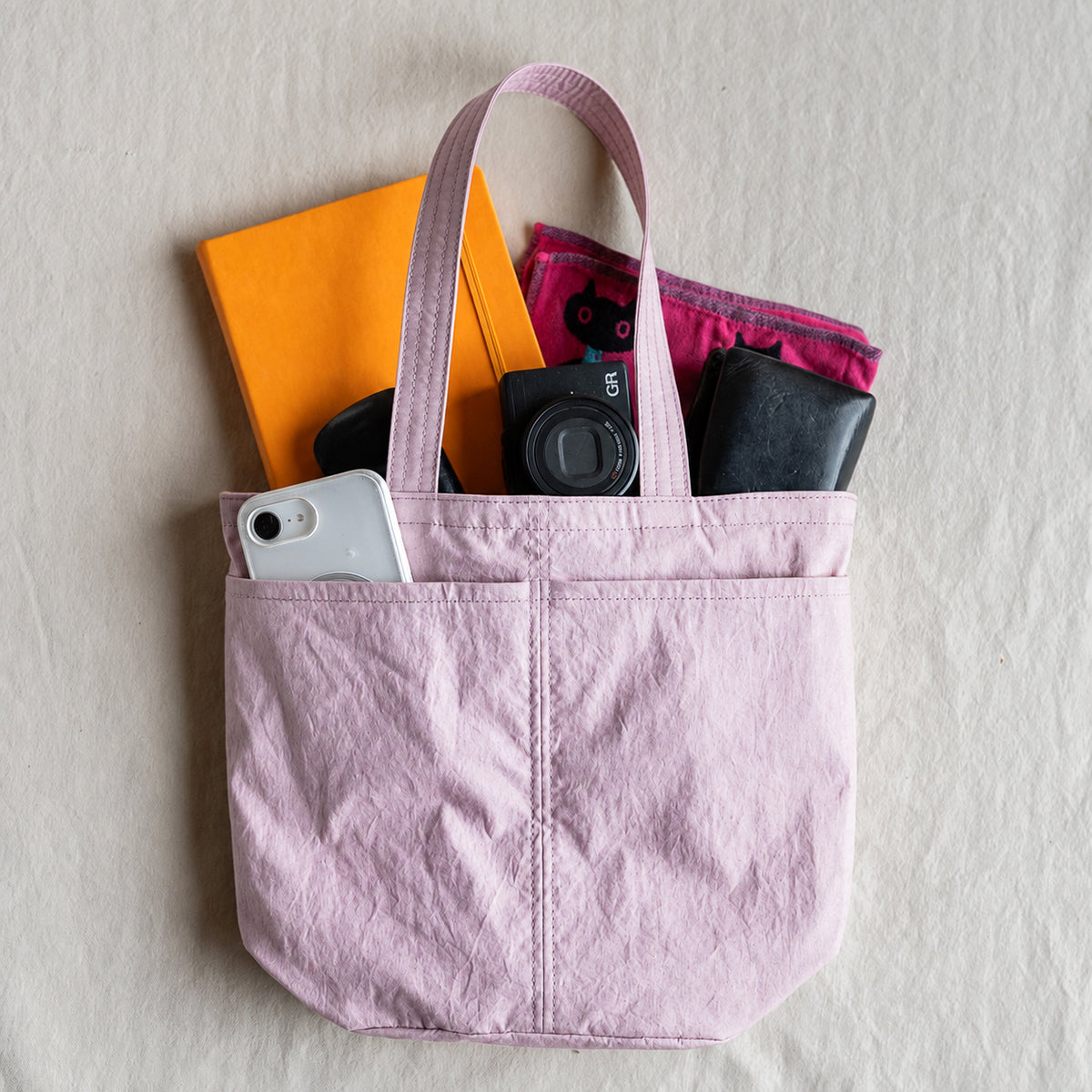 C/N bucket tote - pink -