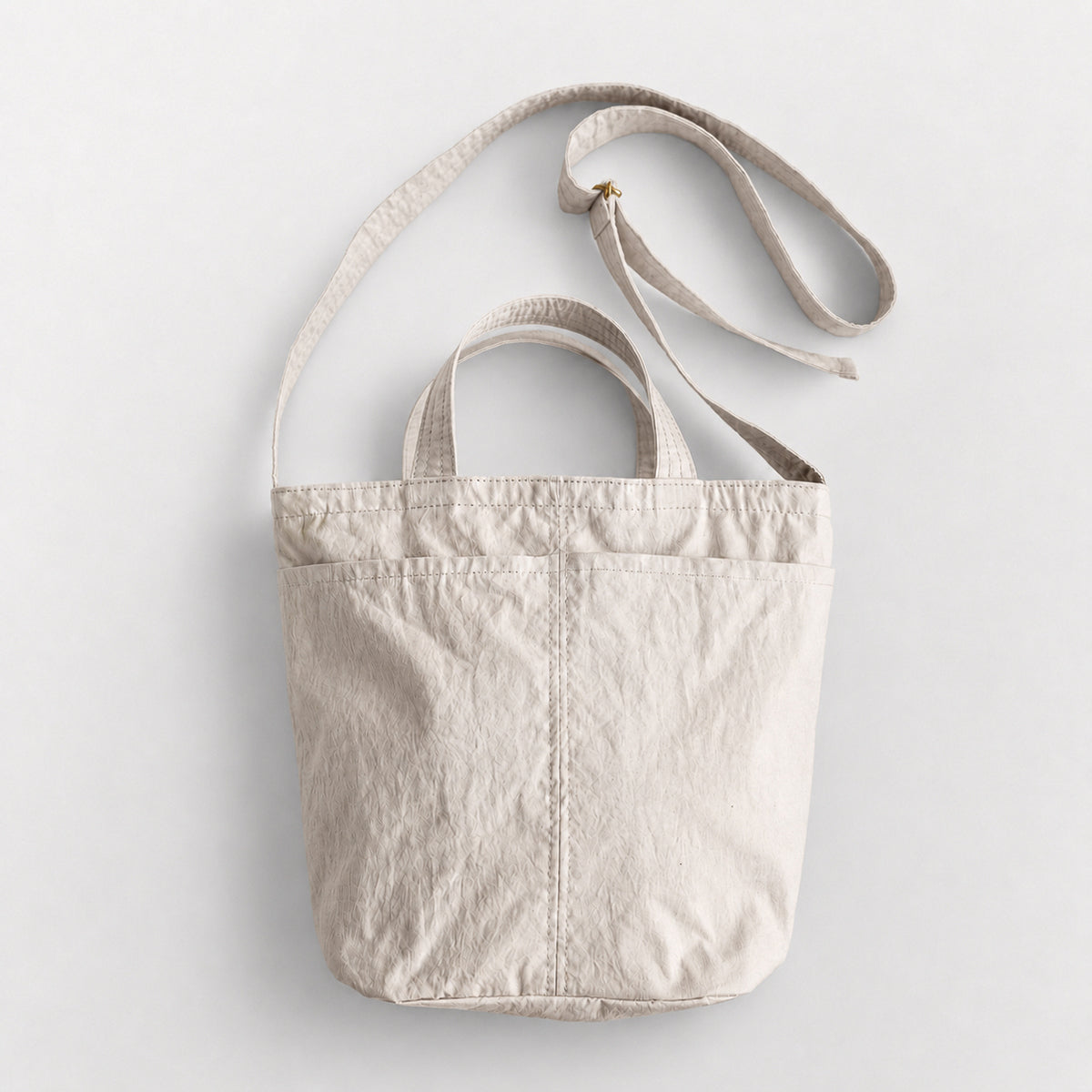 C/N bucket tote - smorky white -