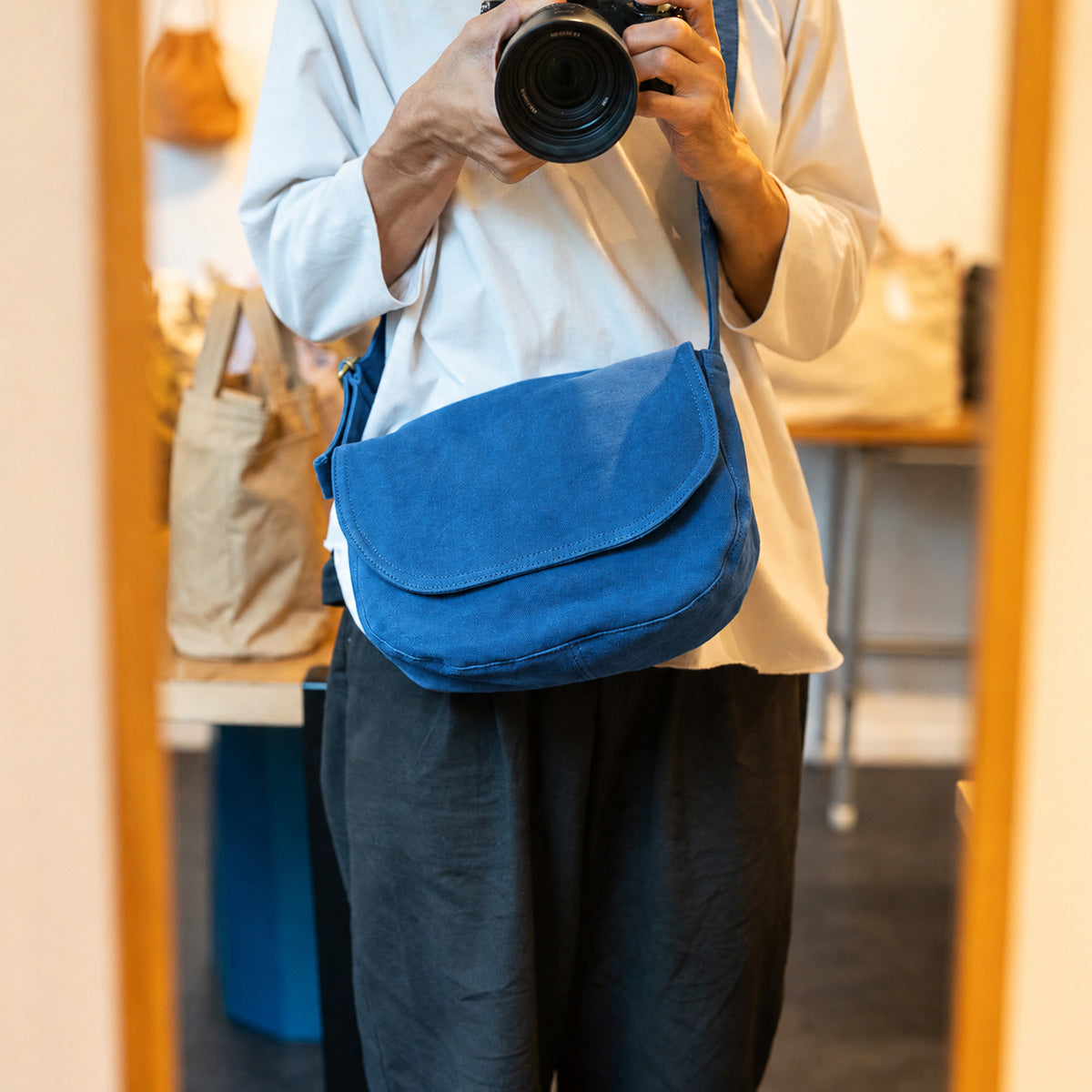 FLAP SHOULDER - indigoblue -