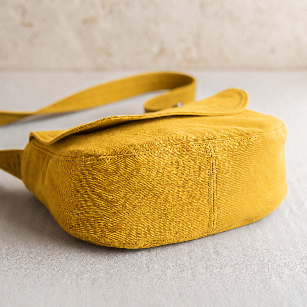 FLAP SHOULDER - mustard -