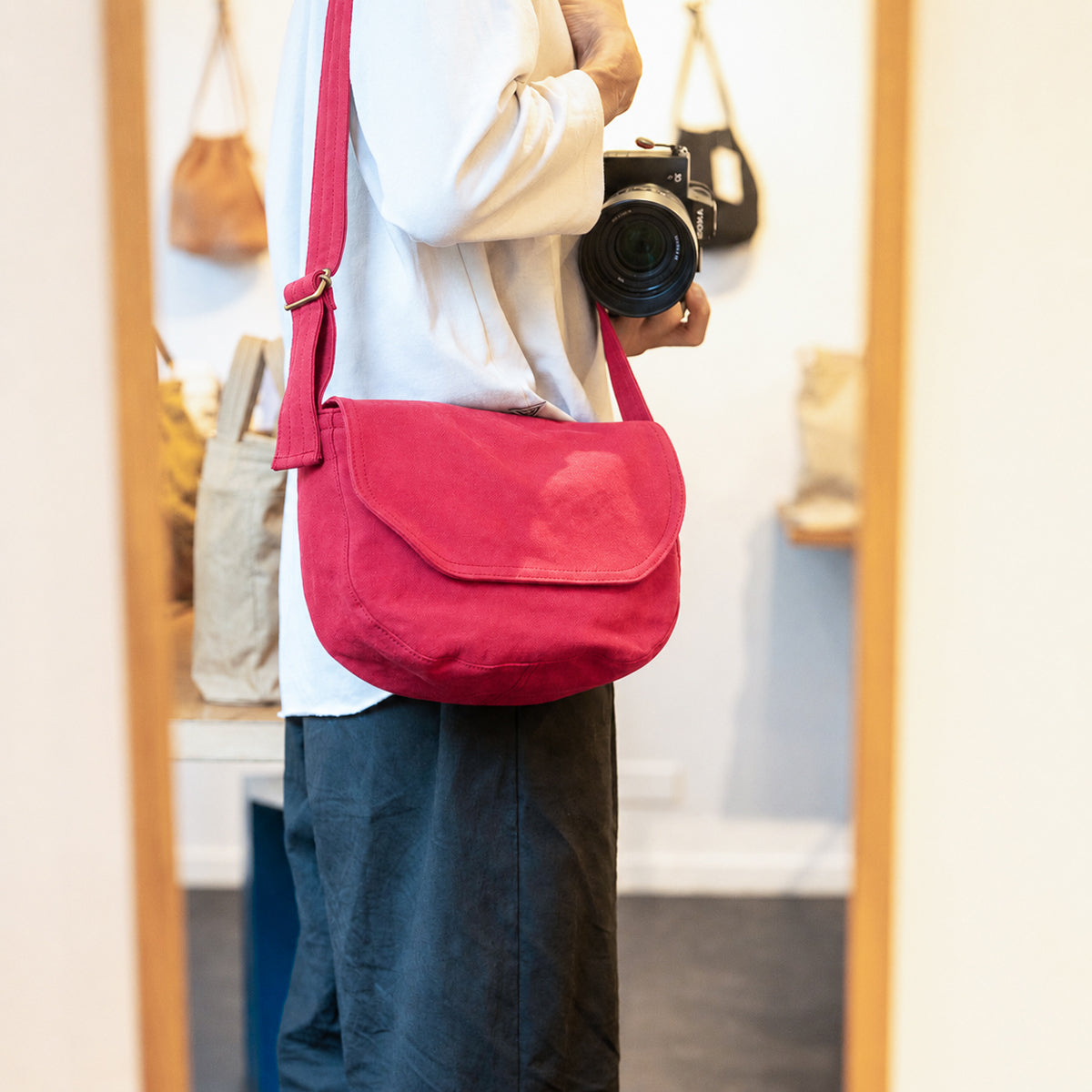 FLAP SHOULDER - red -