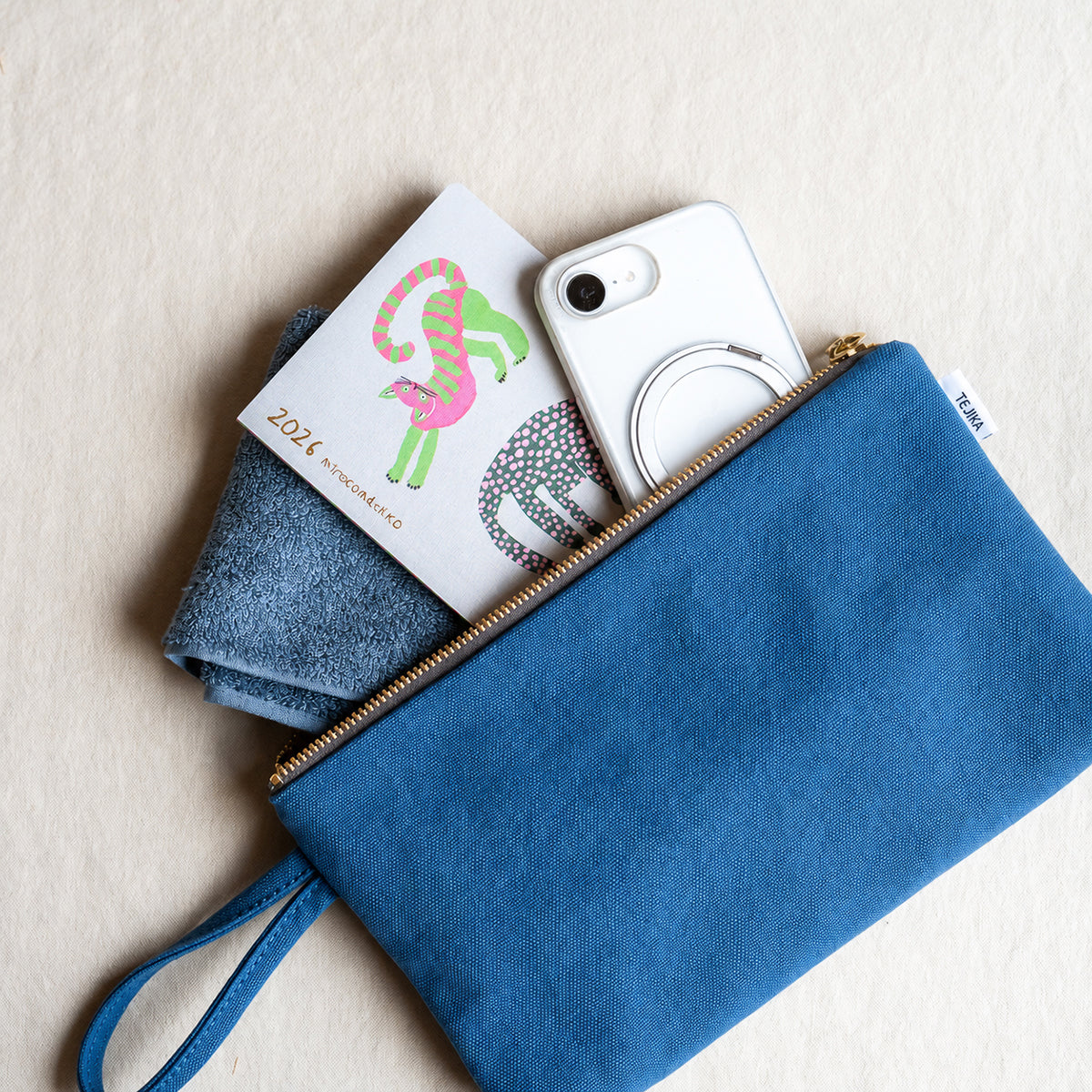 FLAT POUCH - indigoblue -