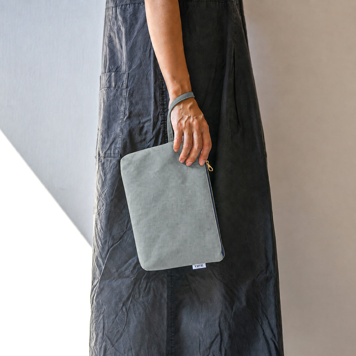 FLAT POUCH - sage -