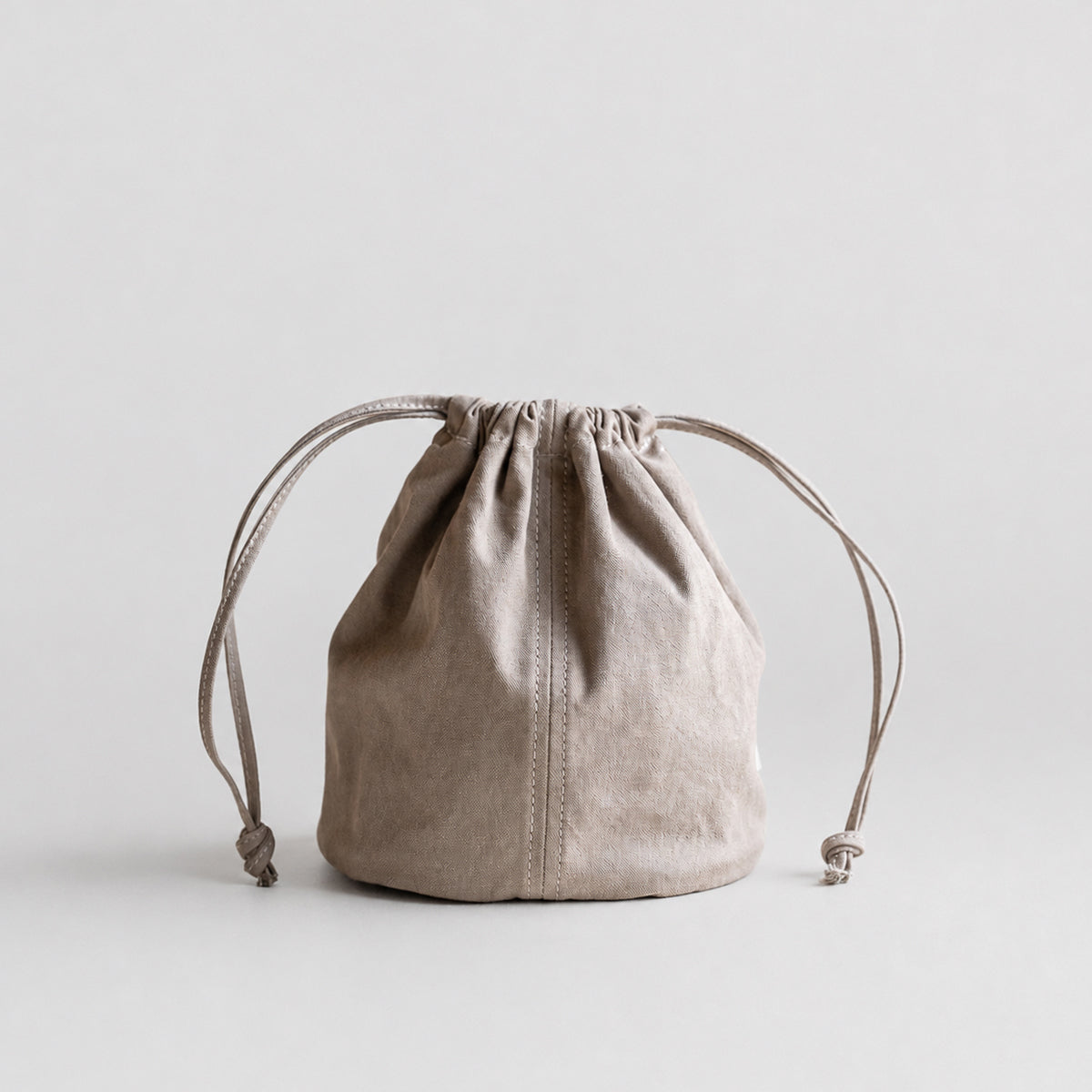 KINCHAKU POUCH - gray -