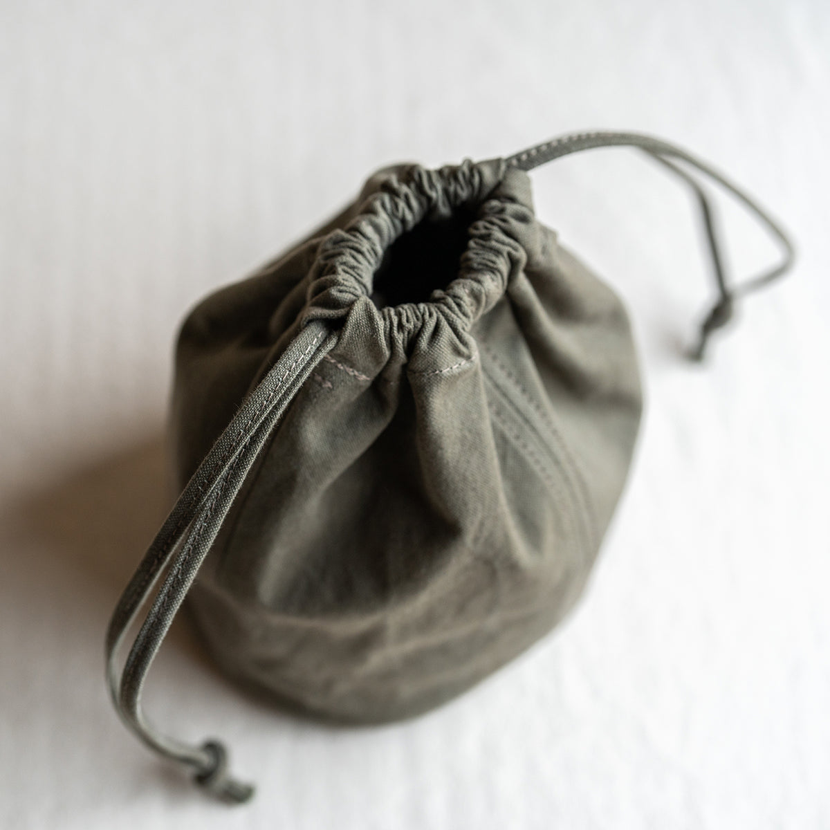 KINCHAKU POUCH - khaki -