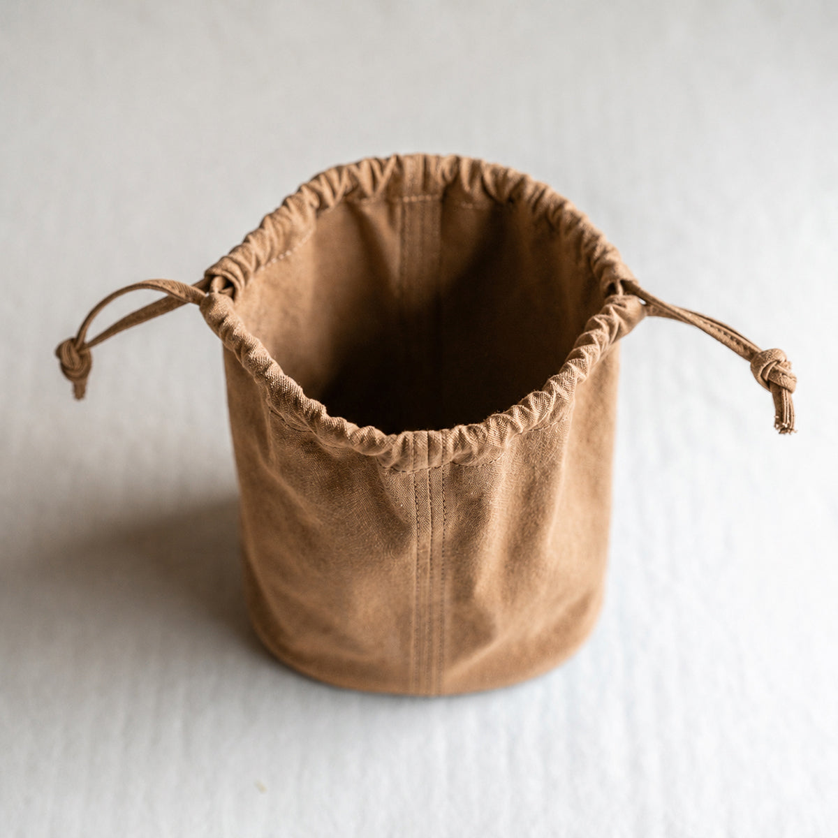 KINCHAKU POUCH - mocha -