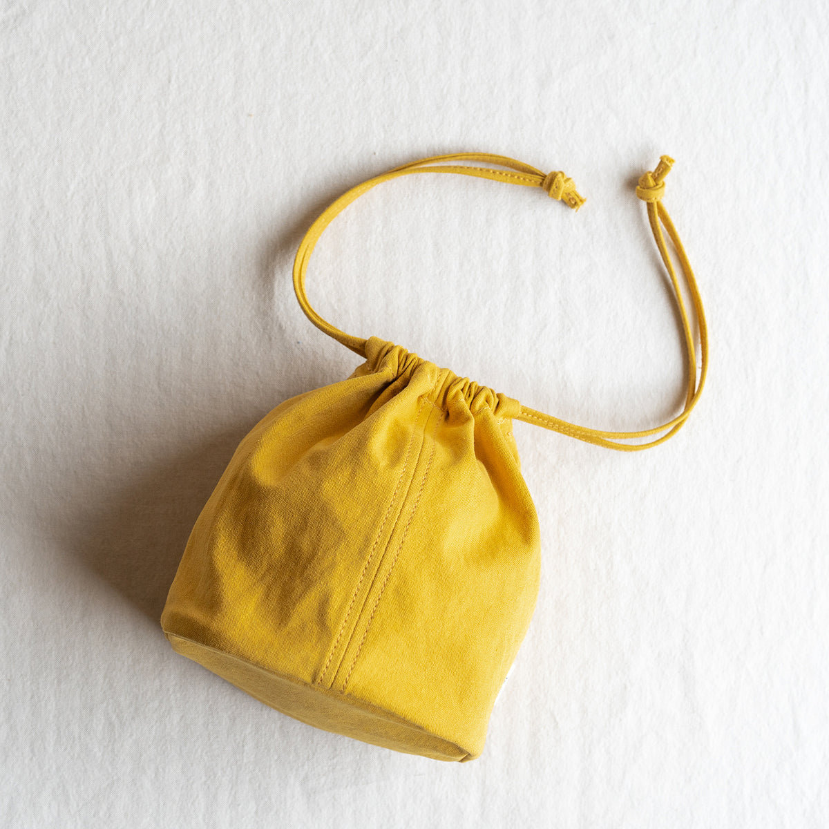 KINCHAKU POUCH - mustard -