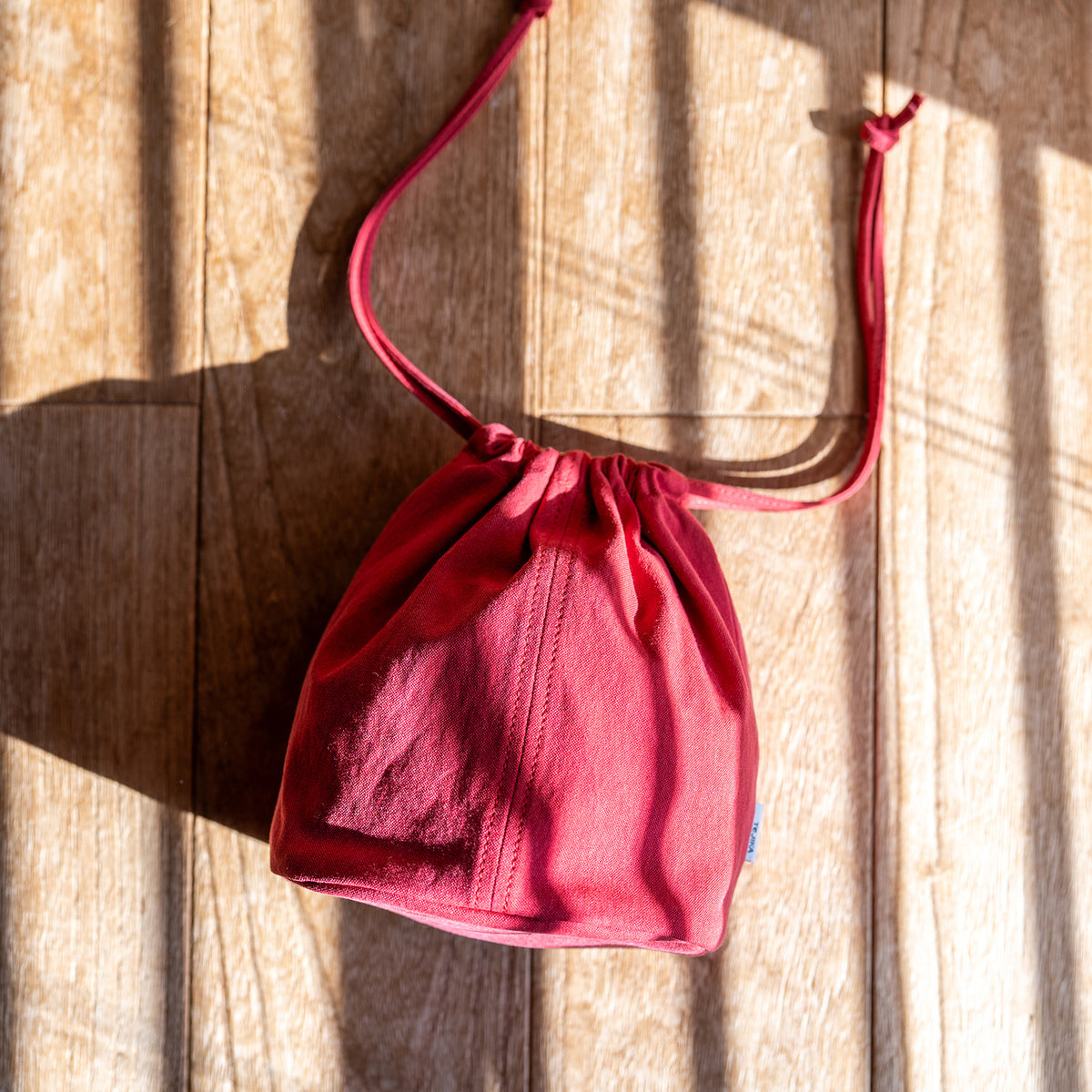 KINCHAKU POUCH - red -