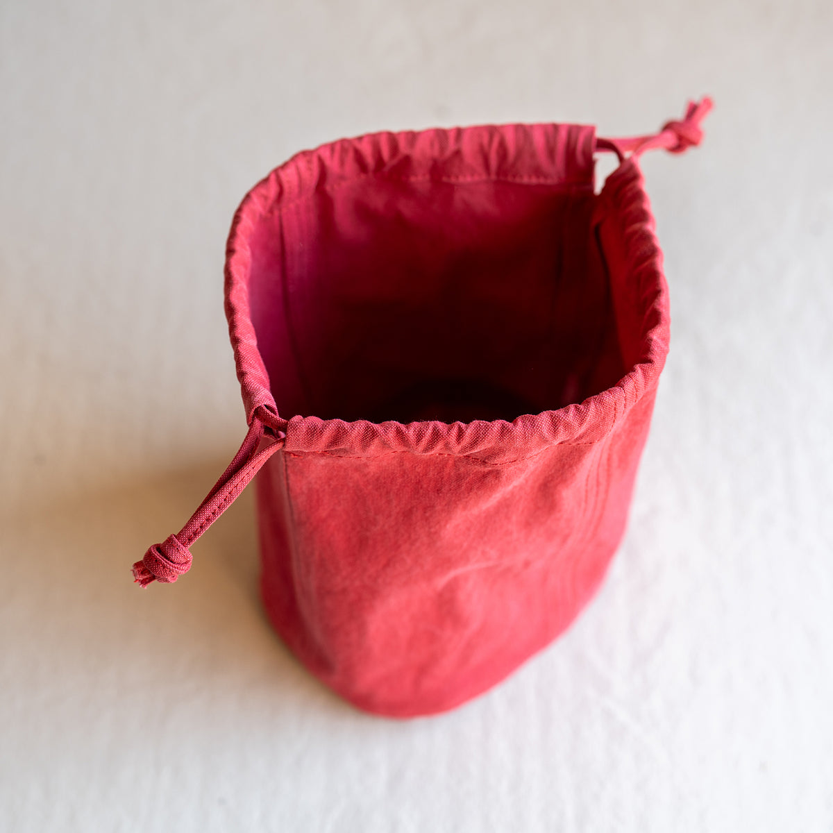 KINCHAKU POUCH - red -