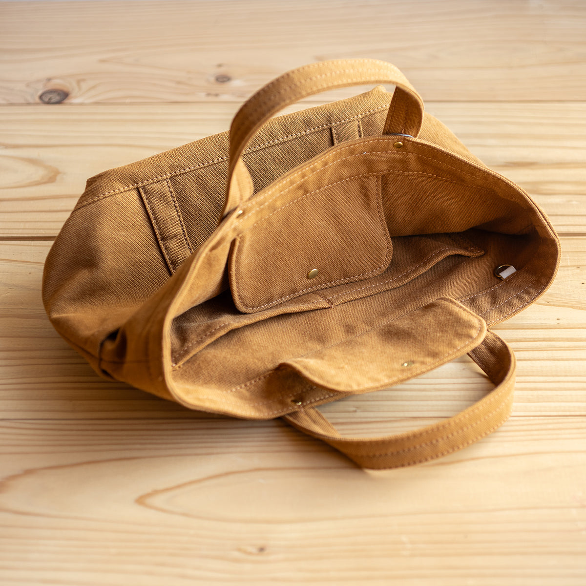 MINI TOOL TOTE - camel -