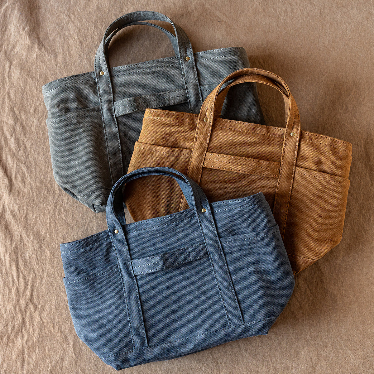 MINI TOOL TOTE - charcoal gray -
