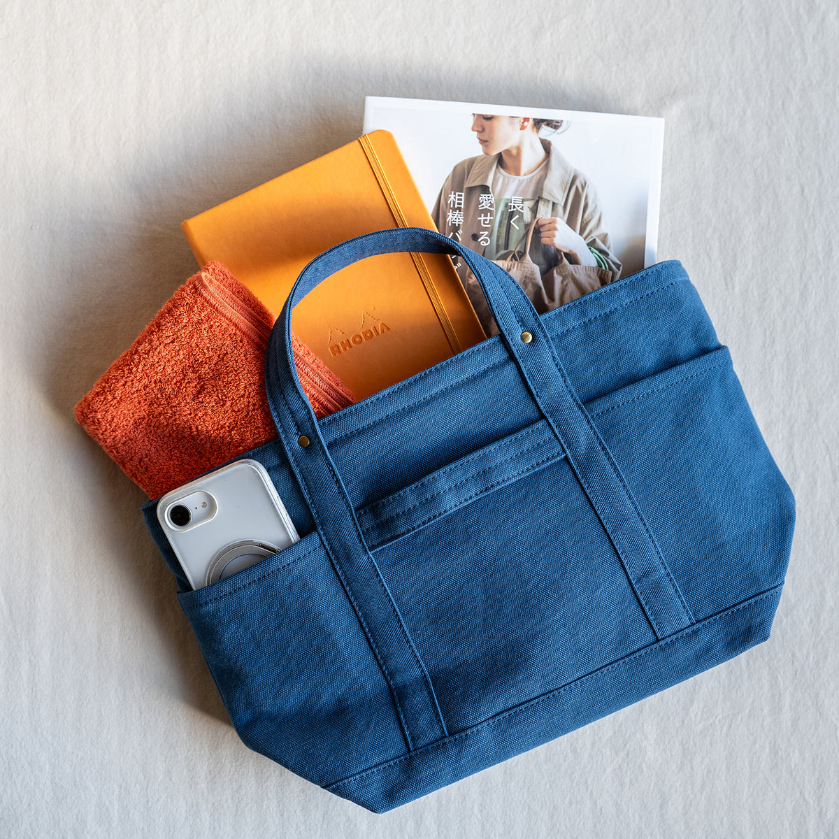 MINI TOOL TOTE - indigoblue -