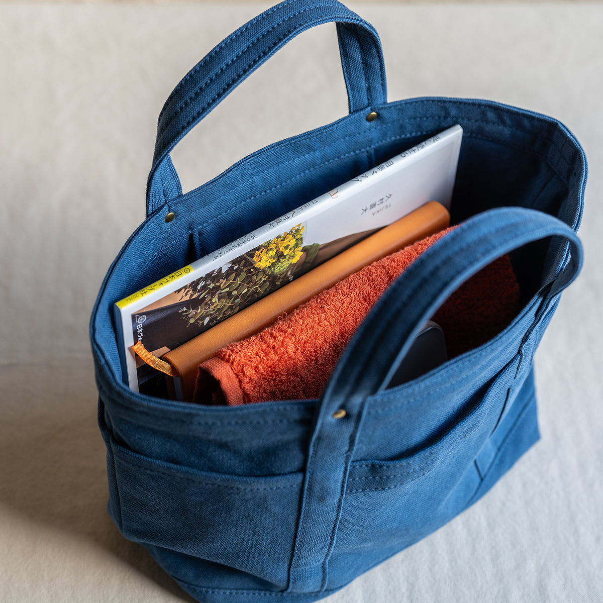 MINI TOOL TOTE - indigoblue -
