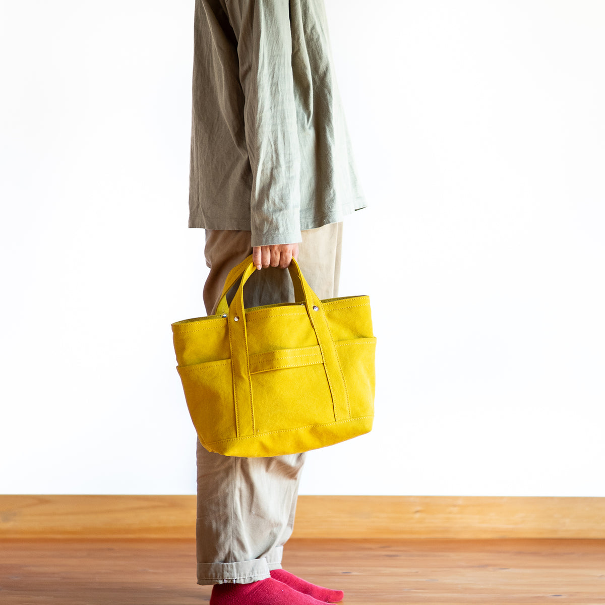 MINI TOOL TOTE - mustard -