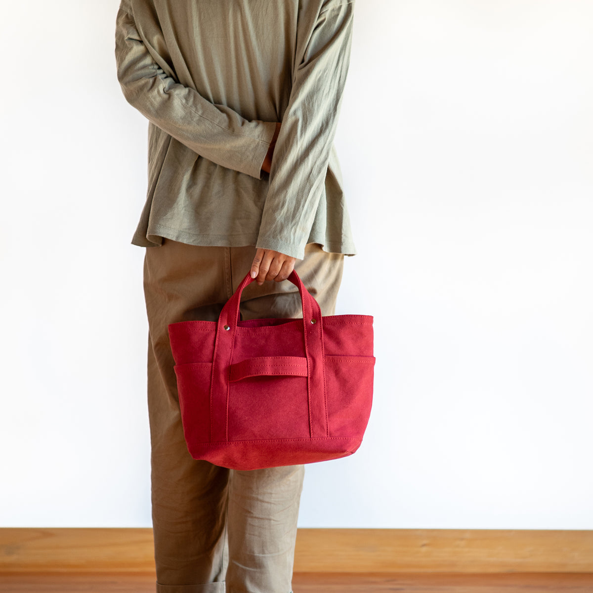 MINI TOOL TOTE - red -