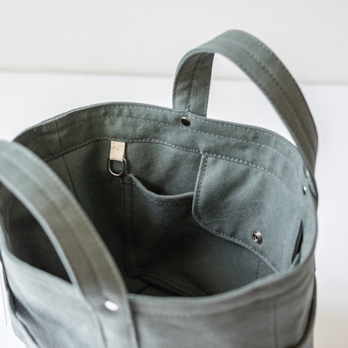 MINI TOOL TOTE - sage -