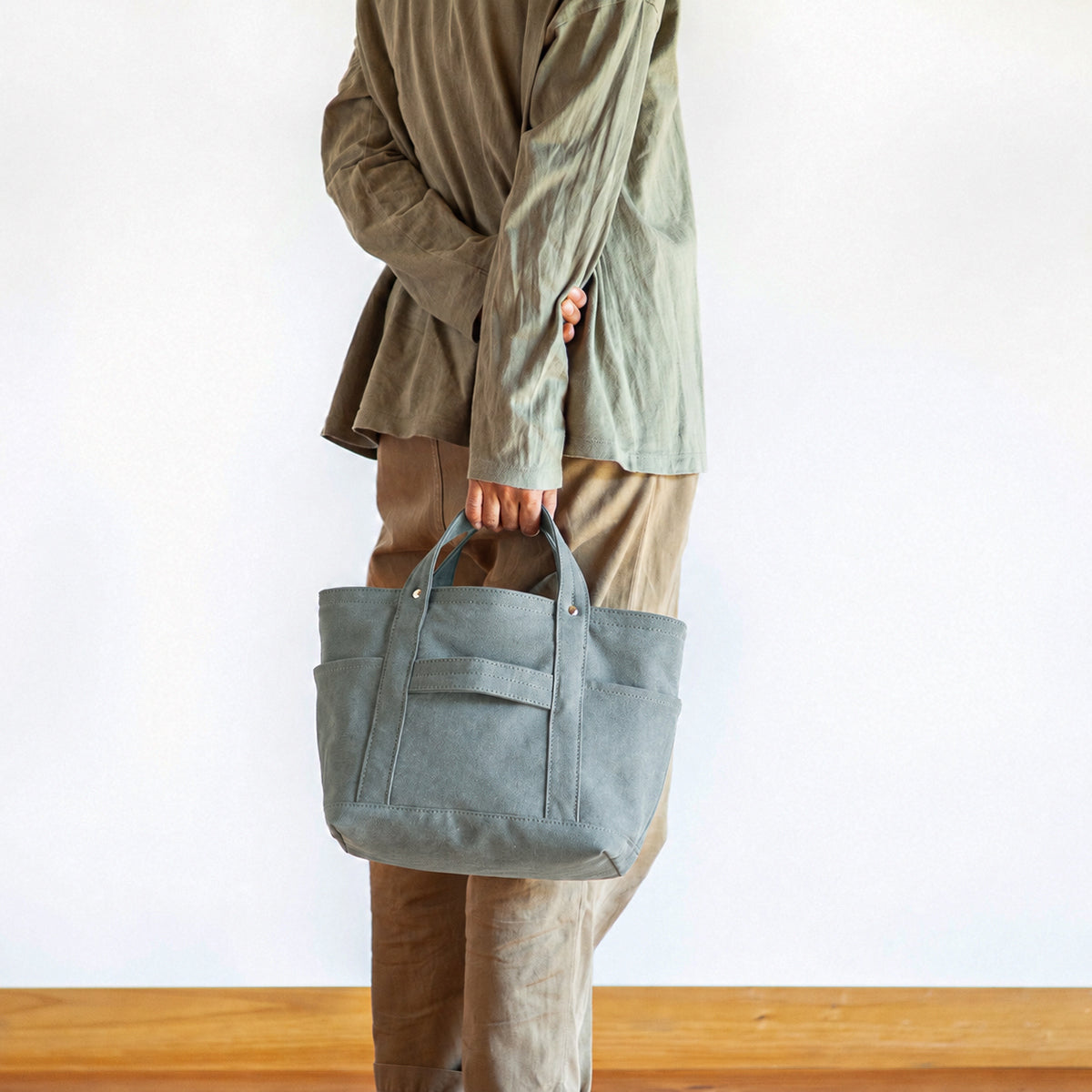 MINI TOOL TOTE - sage -