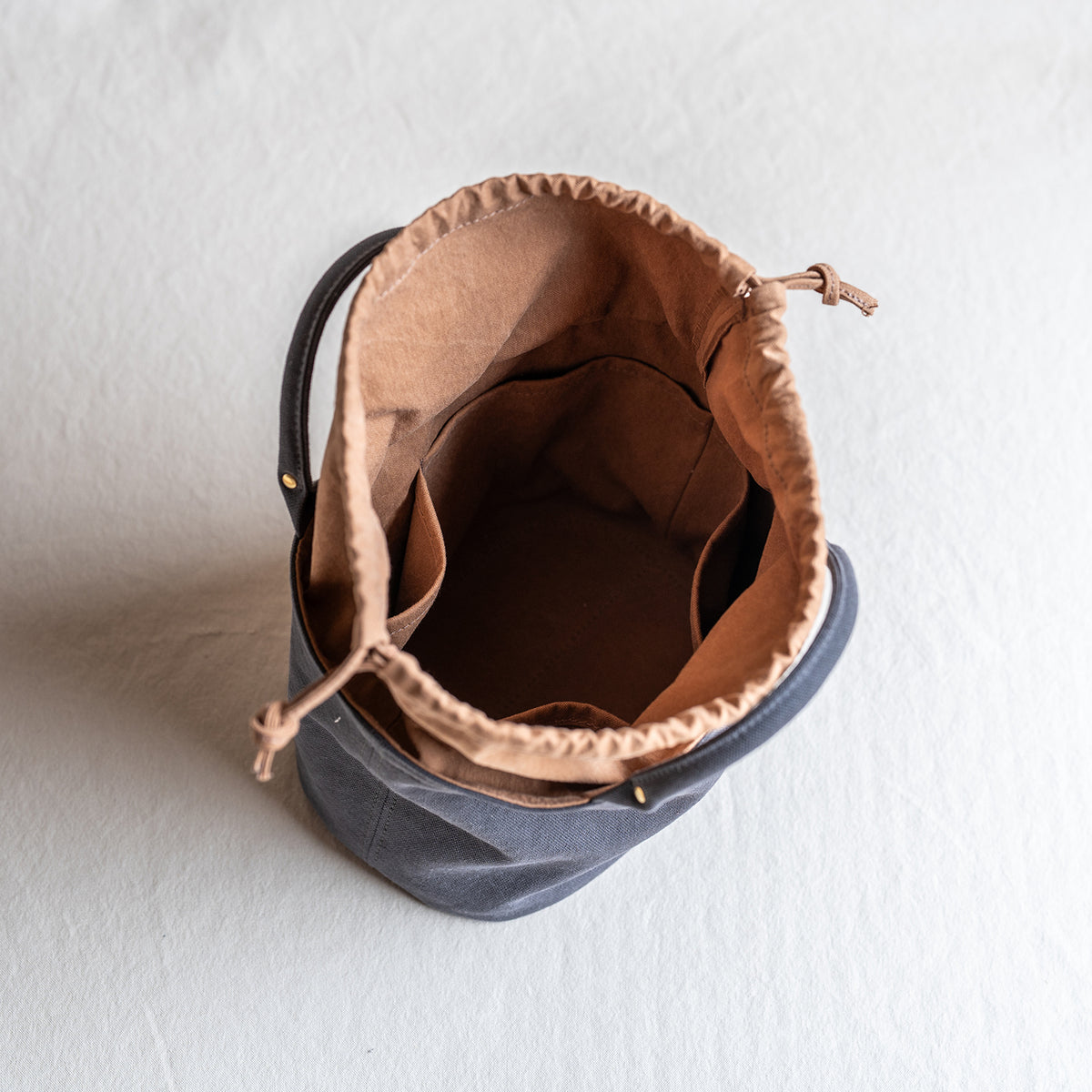 MINI TOTE - charcoal gray -