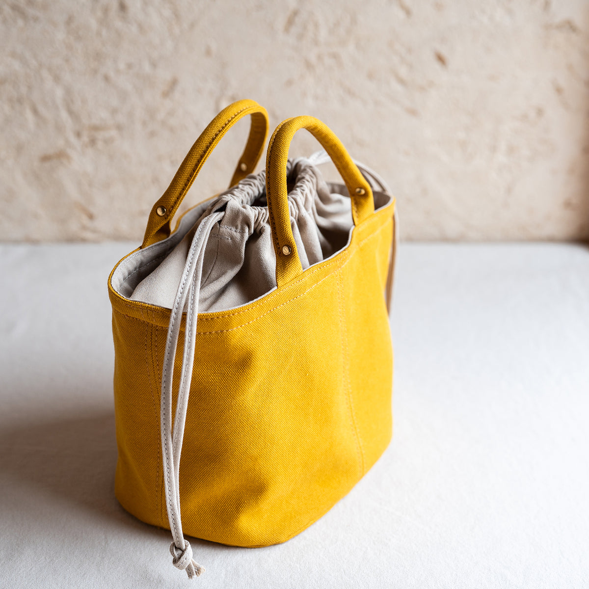 MINI TOTE - mustard -