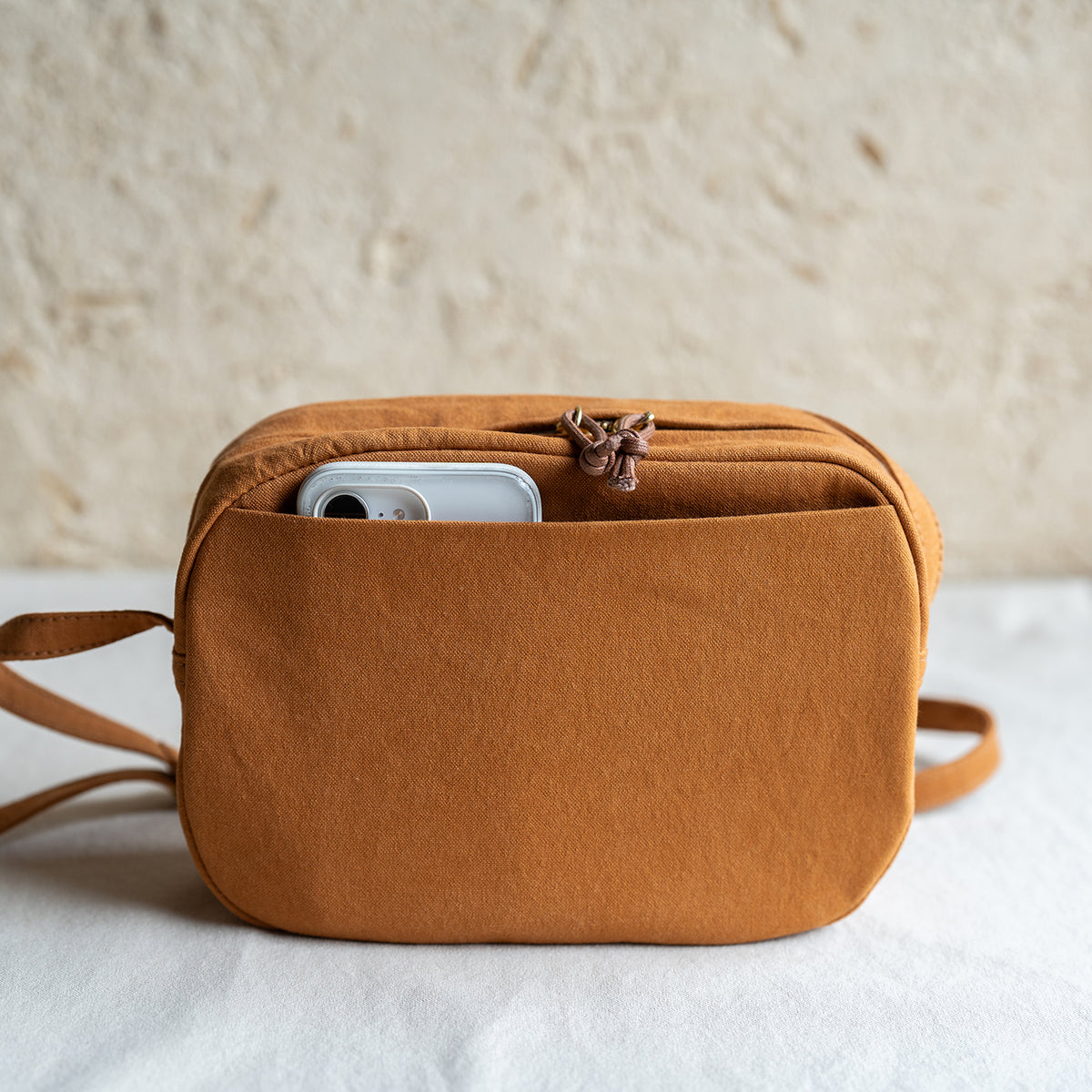 NEW POCHETTE - camel -