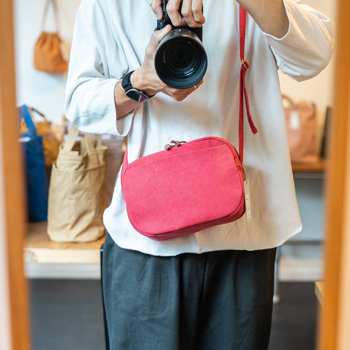 NEW POCHETTE - red -