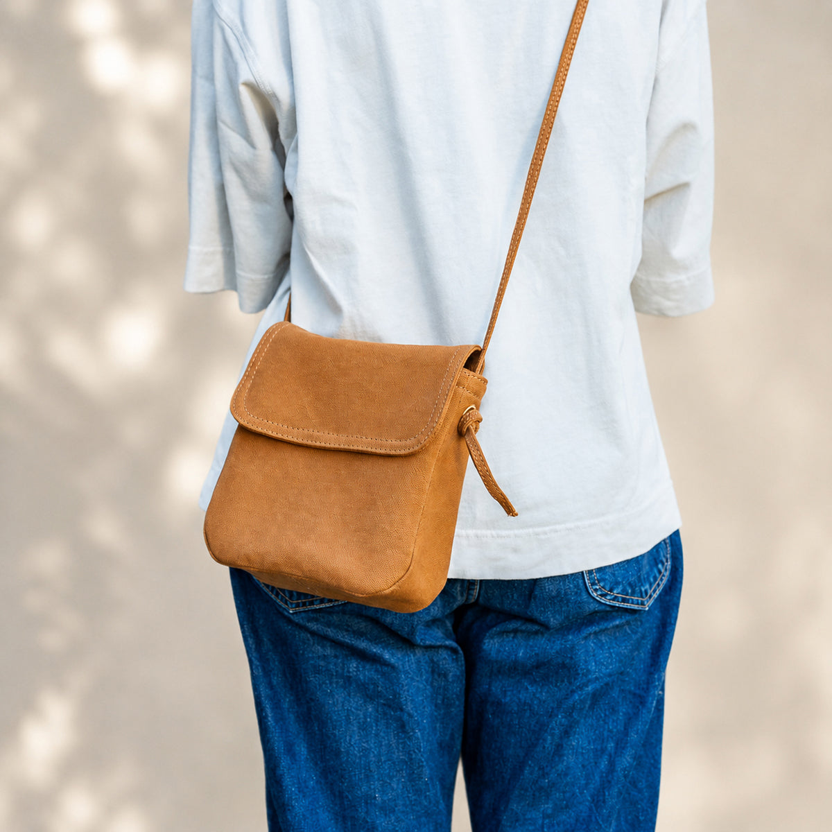 POCKET SHOULDER - camel -