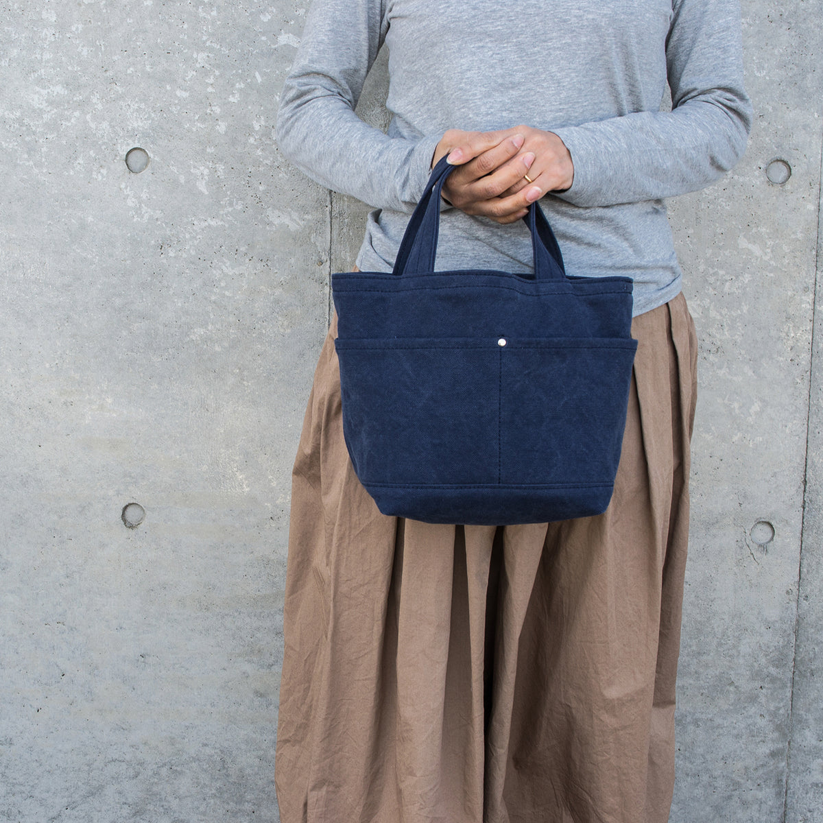 POCKET TOTE - deepnavy -
