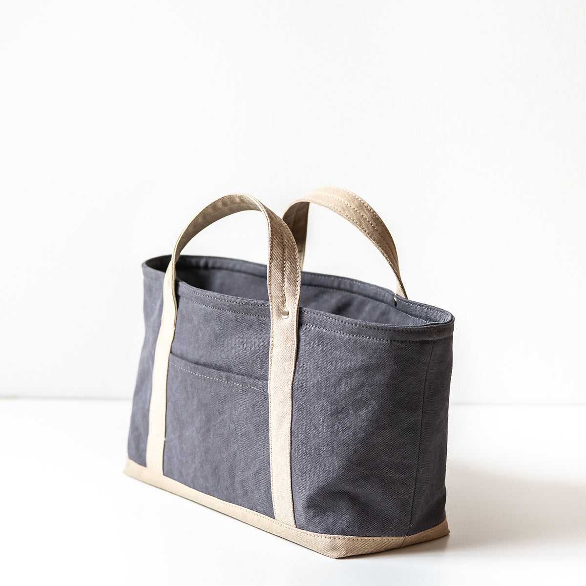 STANDARD TOTE Bi-color(charcoal gray×beige)