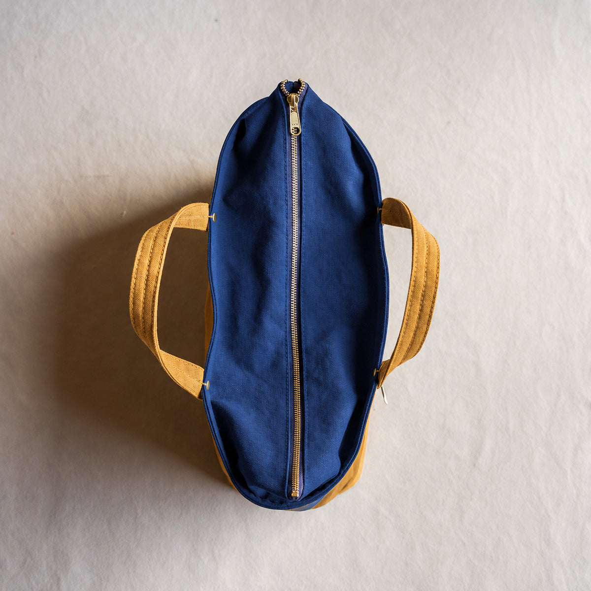 STANDARD TOTE Bi-color(deepnavy×camel)