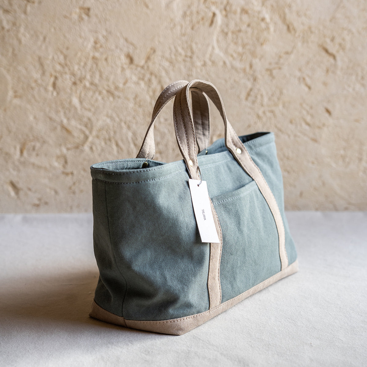 STANDARD TOTE Bi-color(sage×beige)