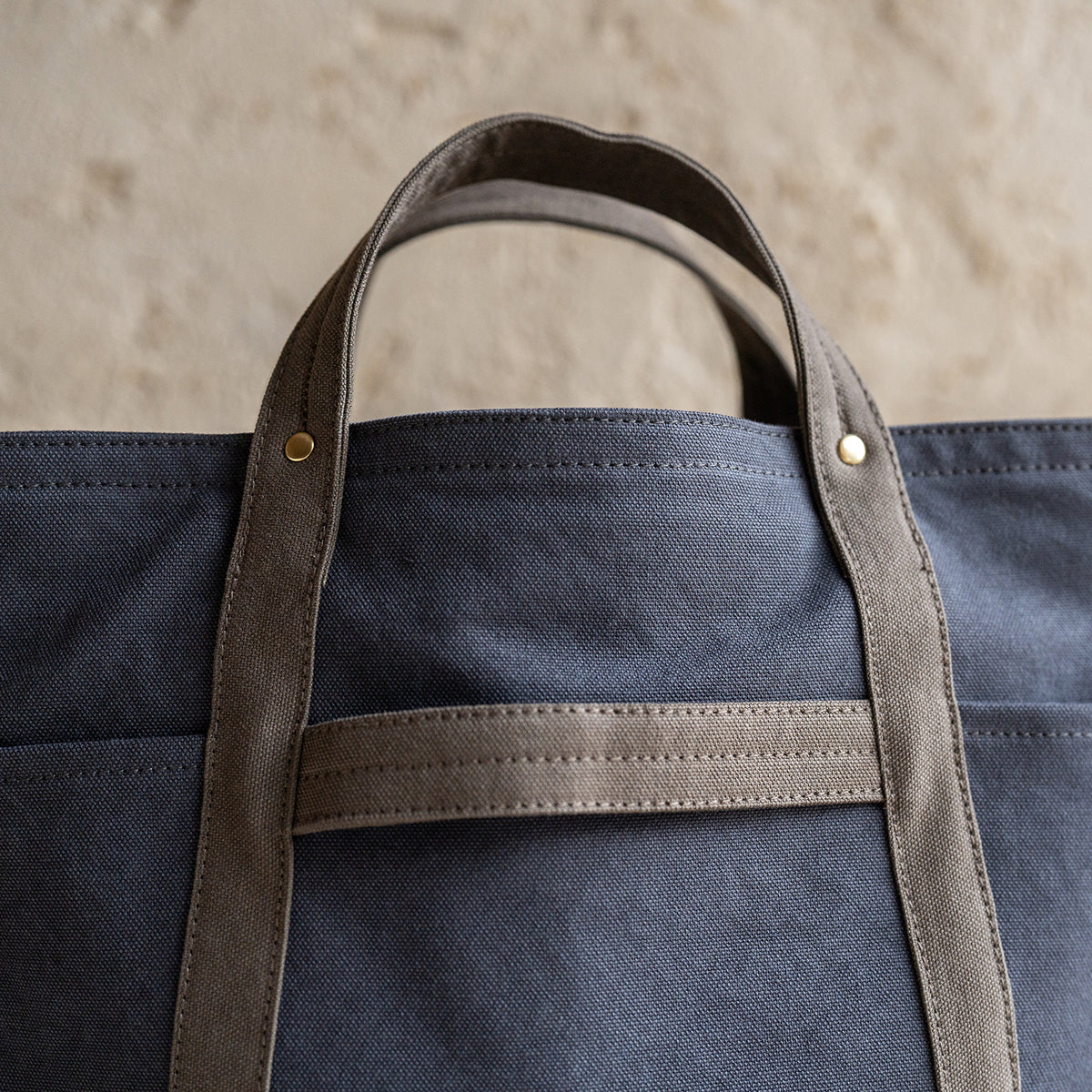 TOOL TOTE Bi-color (charcoal gray×oldkhaki)