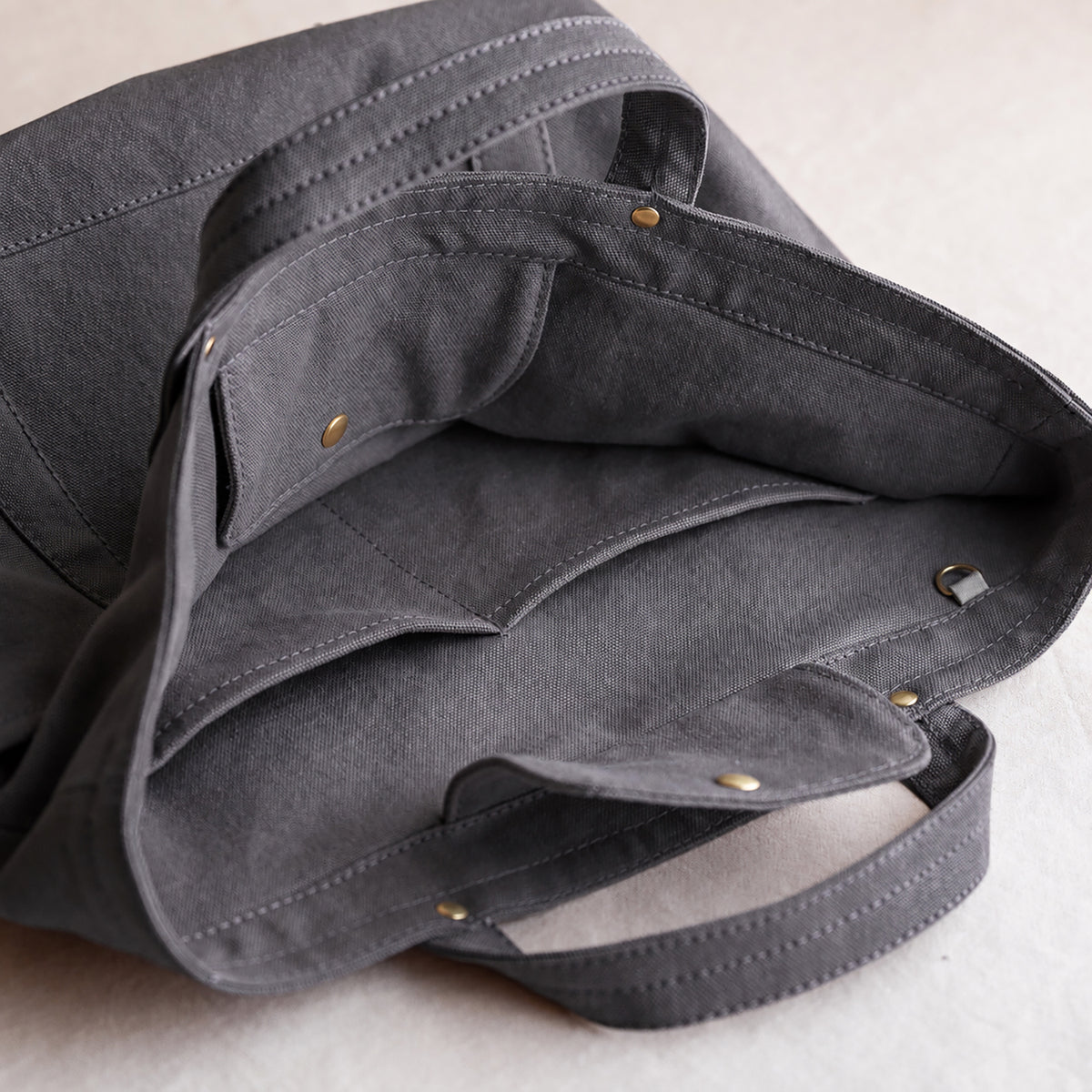 TOOL TOTE - charcoal gray -