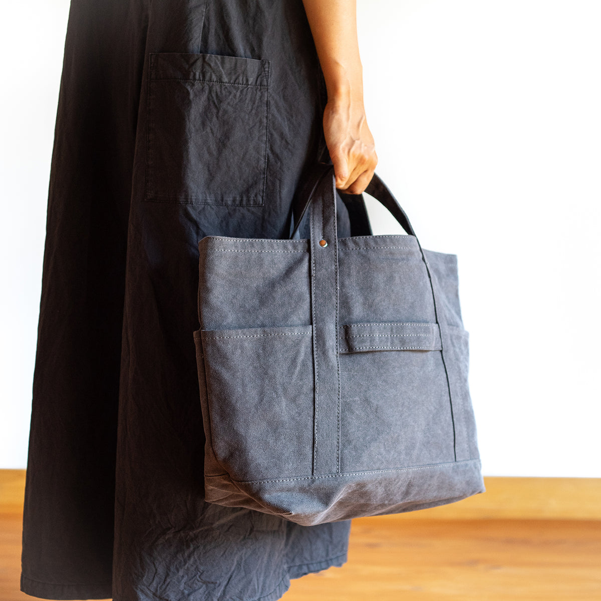 TOOL TOTE - charcoal gray -