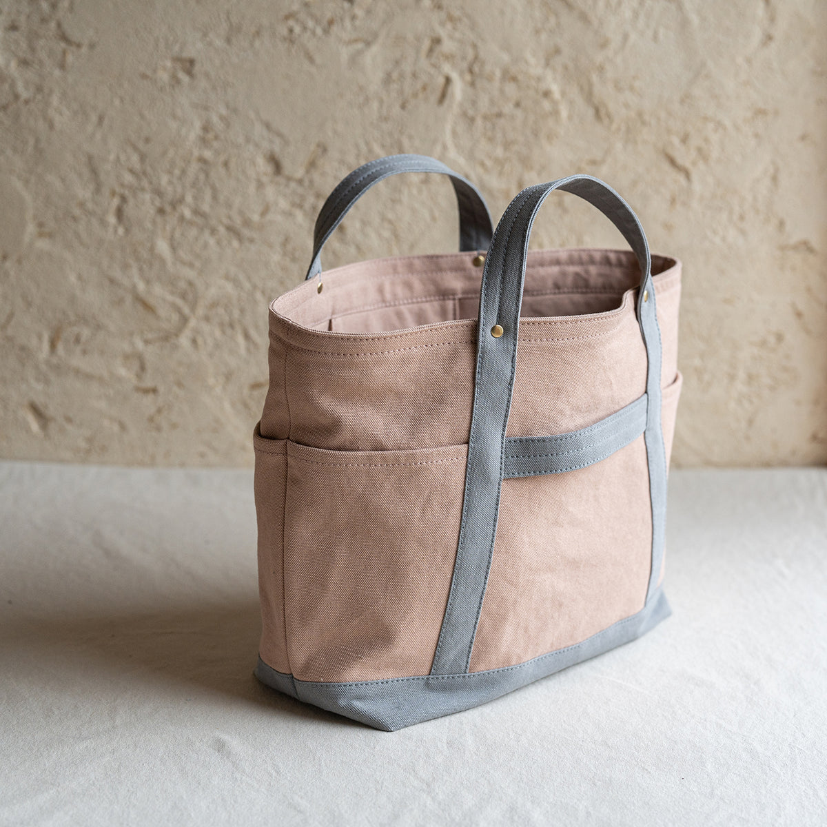 TOOL TOTE Bi-color (smorkypink×lightgray)
