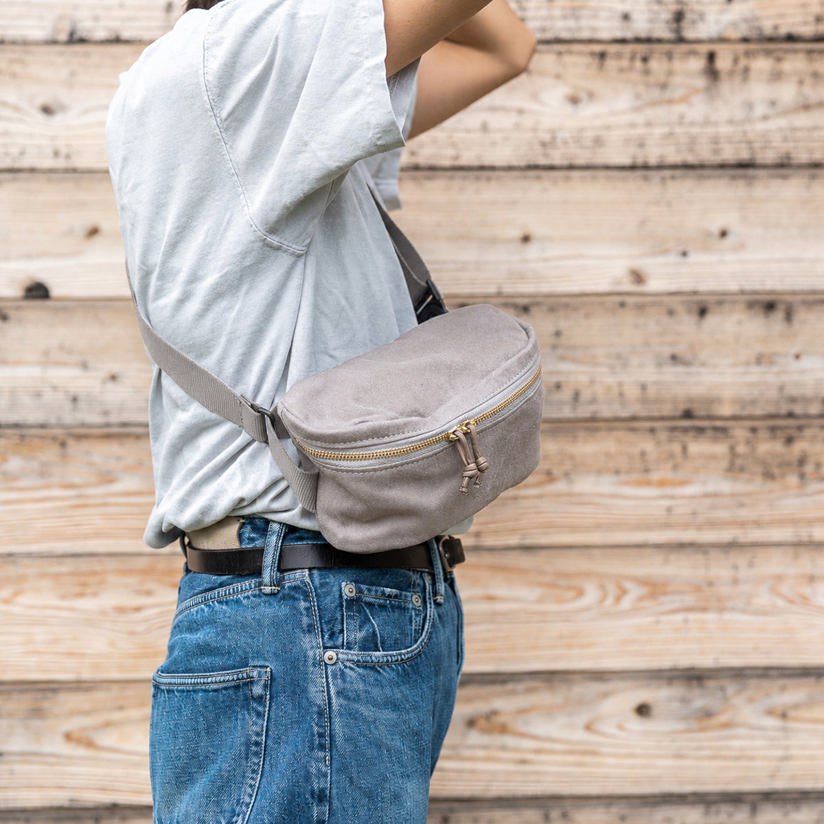 CANVAS POCHETTE - gray -