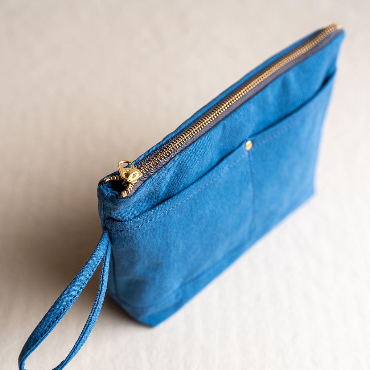 CANVAS POUCH - blue -