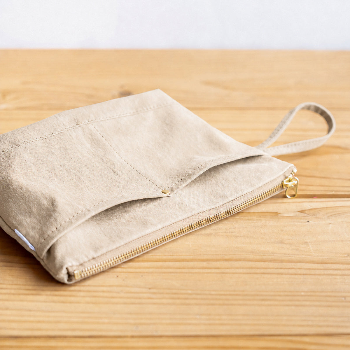 CANVAS POUCH - lightbeige -