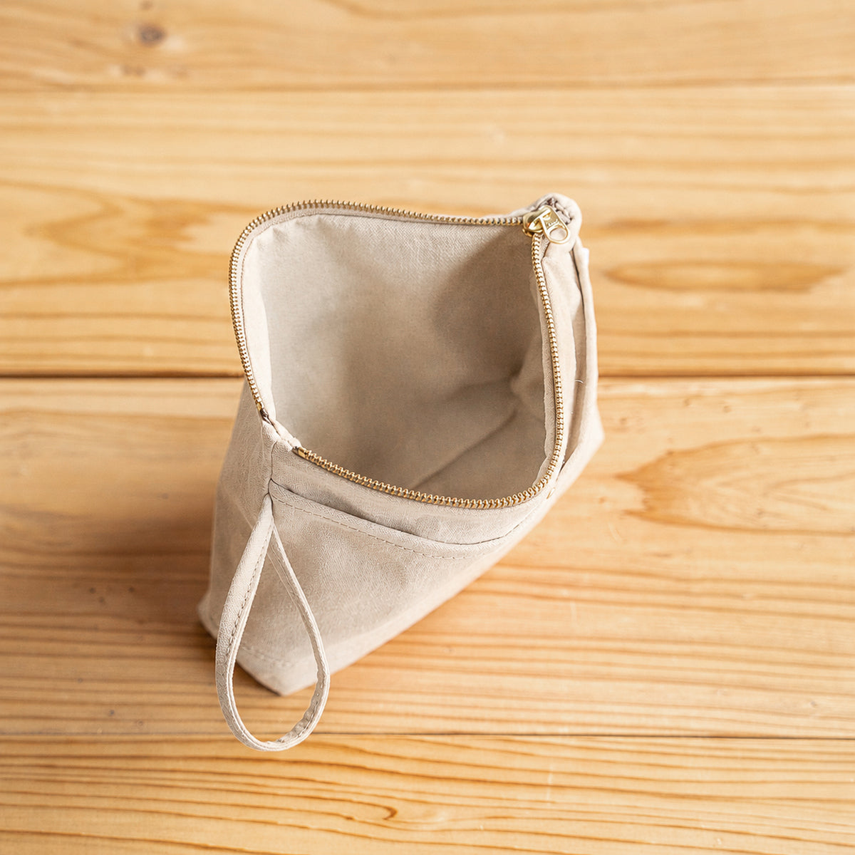 CANVAS POUCH - lightbeige -
