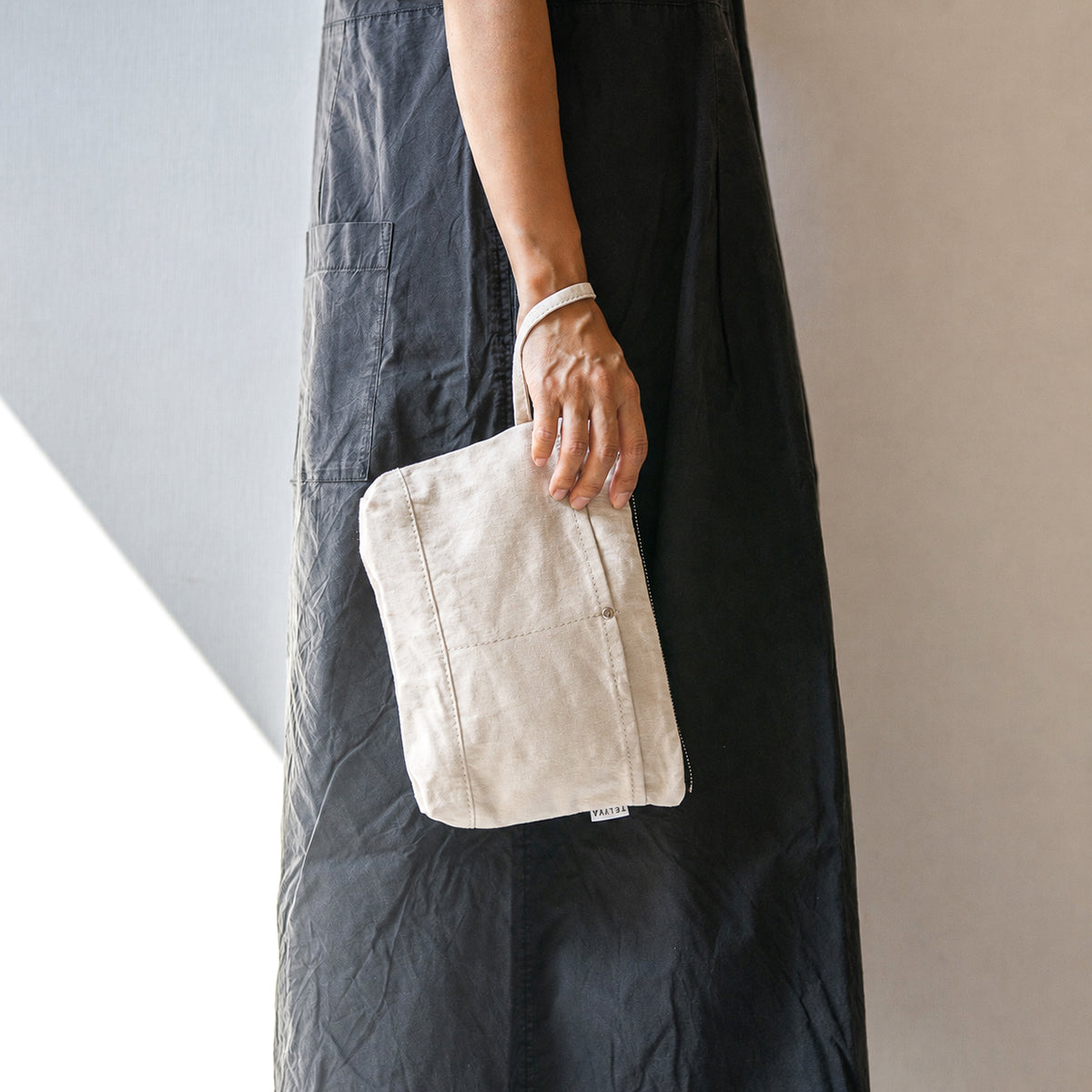CANVAS POUCH - lightbeige -