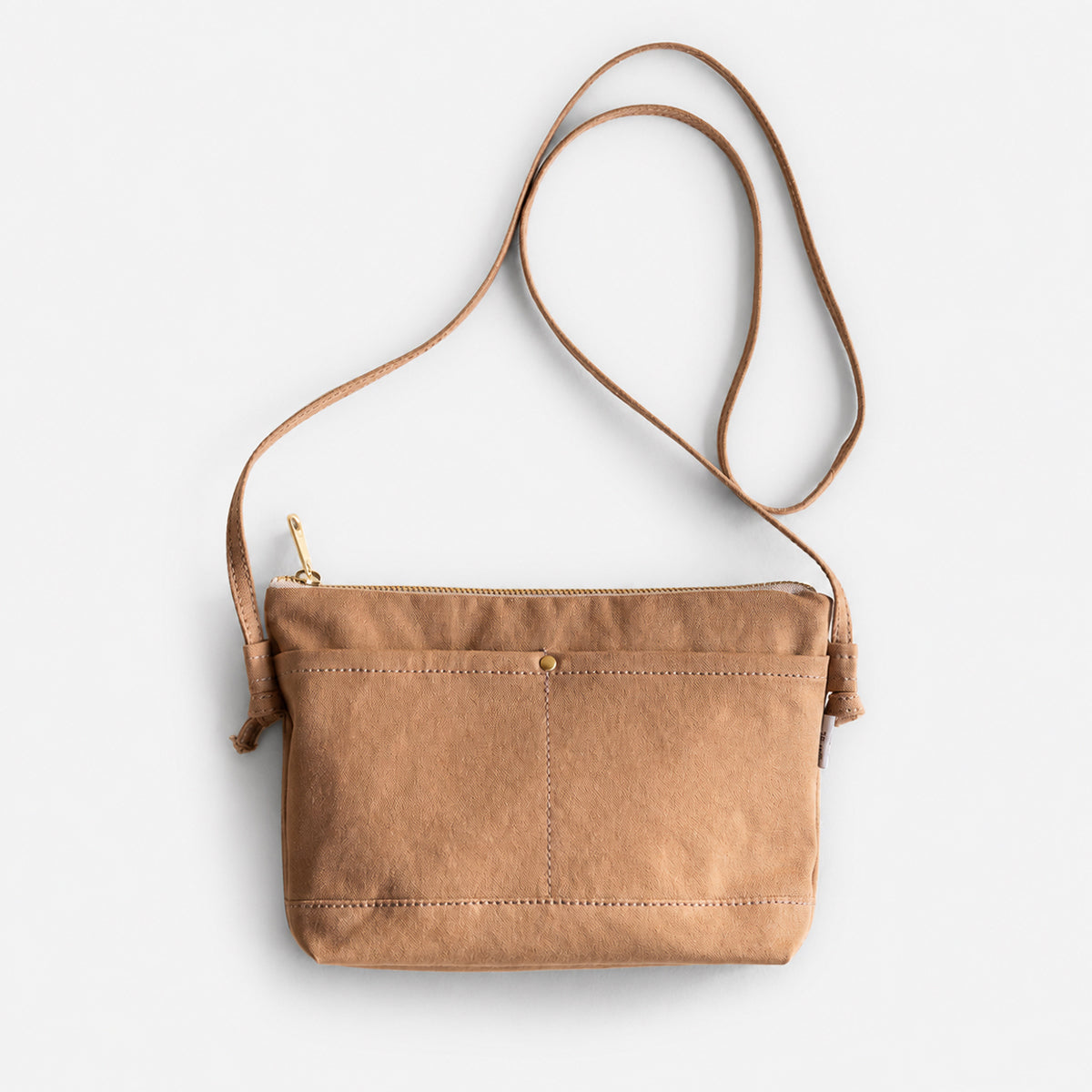 CANVAS POUCH - mocha -