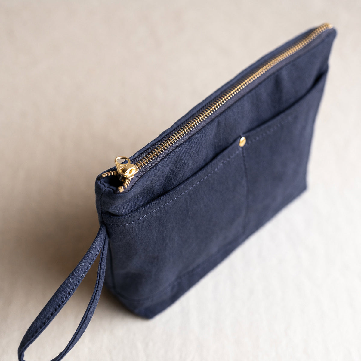 CANVAS POUCH - navy -