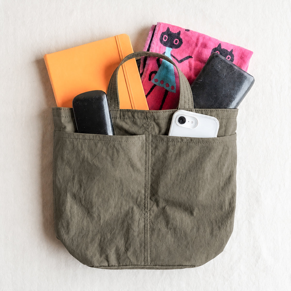 C/N bucket tote - khaki -