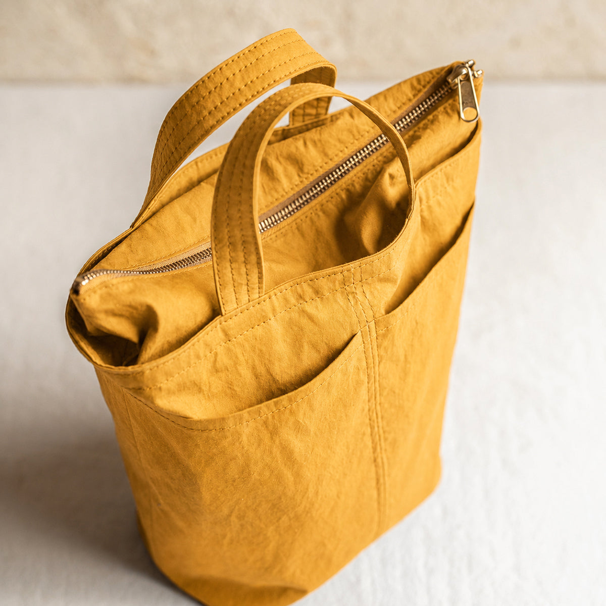 C/N bucket tote - mustard -