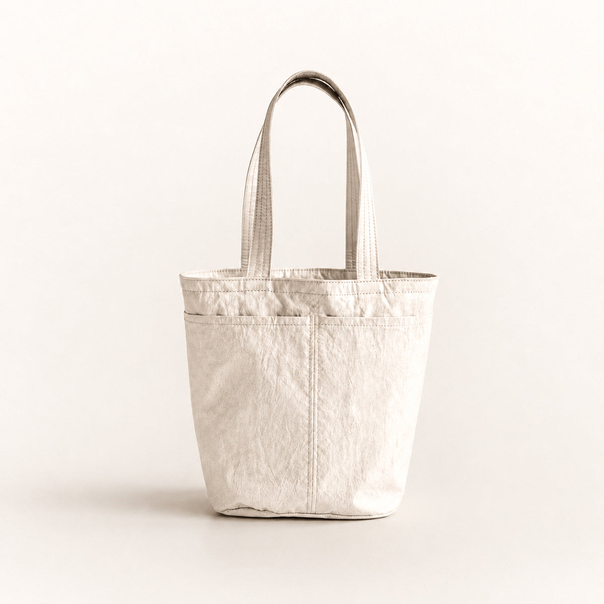 C/N bucket tote - smorky white -