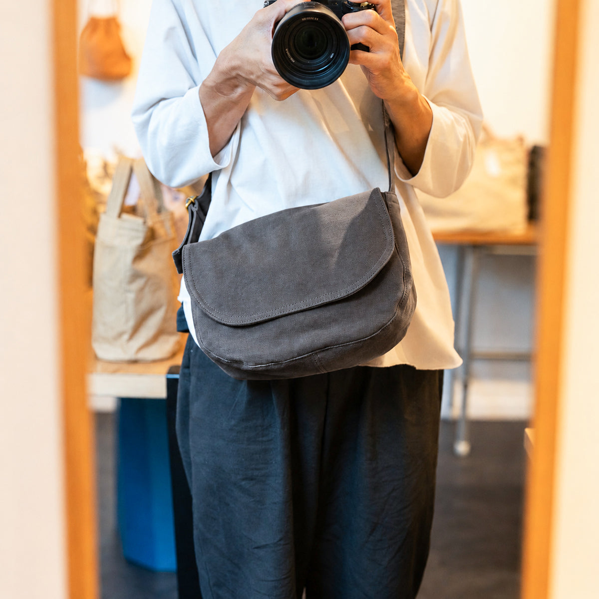 FLAP SHOULDER - oldkhaki -